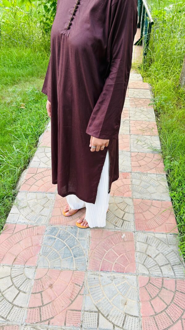 Coffee Bloom Kurta - Image 3