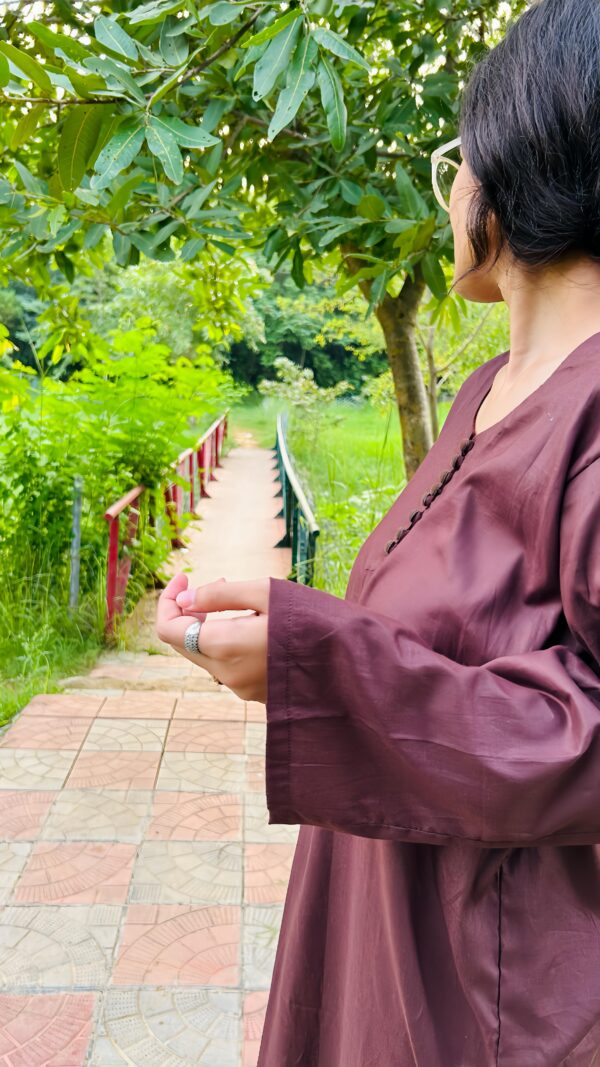 Coffee Bloom Kurta - Image 2